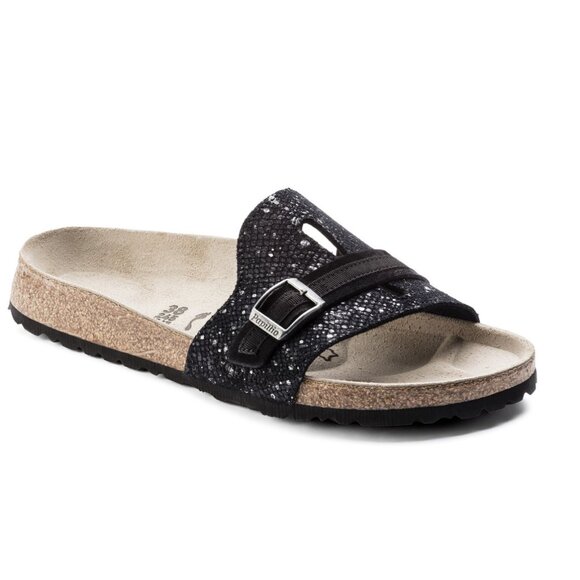 Birkenstock Papillio Carmen Sandals – Black Silver Splash – Size 6 US (EU 36) - Picture 3 of 11